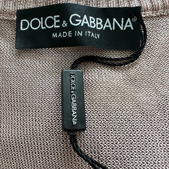 NWT DOLCE & GABBANA Knit Buttoned Cardigan Sweater sz 46  / size 10 - Picture 6 of 16